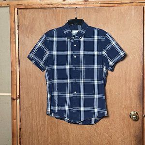 Sonoma Plaid Button-Down, Short Sleeve in Medium